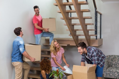 Careful packing and furniture handling for a local house move