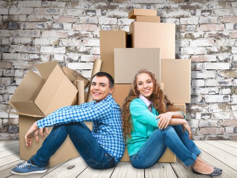 Movers assisting a home move in North Woolwich near local residential streets