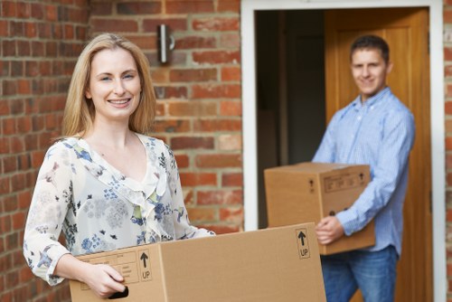 Man with van service helping with a small move in North Woolwich