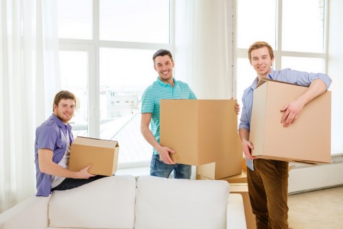 Commercial moving truck support for businesses in North Woolwich