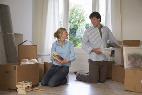 Local van transport for furniture and boxes in North Woolwich