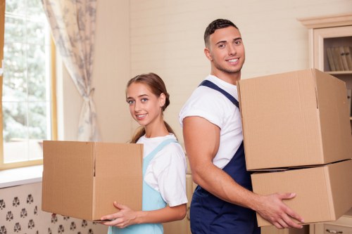 Commercial man and van removals for small business transport in North Woolwich