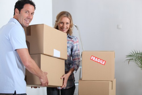 Furniture moving service for flats and apartments in North Woolwich