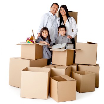 Packing and moving household furniture for a home removal in North Woolwich
